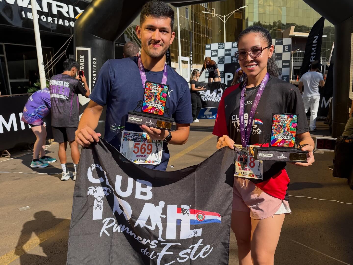 Podio 1er lugar — Club Trail Runners del Este